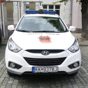 Mestska_Policia_Police_license_plates_Police_of_Slovakia_KK_Kezmarok
