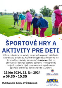 Európska Komunita športu 2024 - PLAGÁT