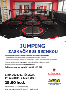 Európska Komunita športu 2024 - PLAGÁT - jumping