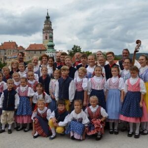 Detský folklórny súbor Jitřenka z mesta Český Krumlov v Česku