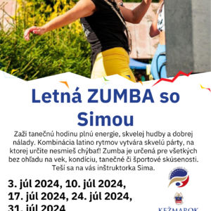 Európska Komunita športu 2024 - PLAGÁT zumba