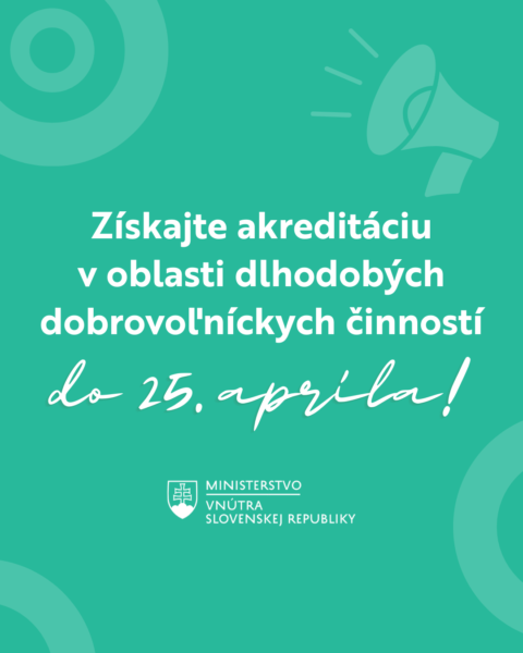Akreditácia v oblasti dobrovoľníckych činností