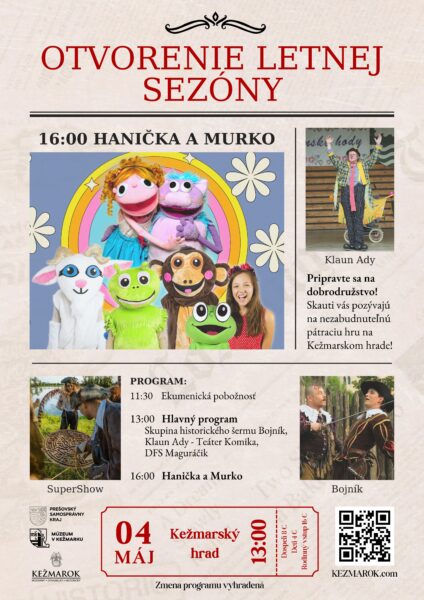 2025.04.05 - Otvorenie letnej turistickej sezóny - plagát A3