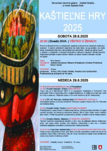 Kaštieľne hry 2025 plagát jpeg
