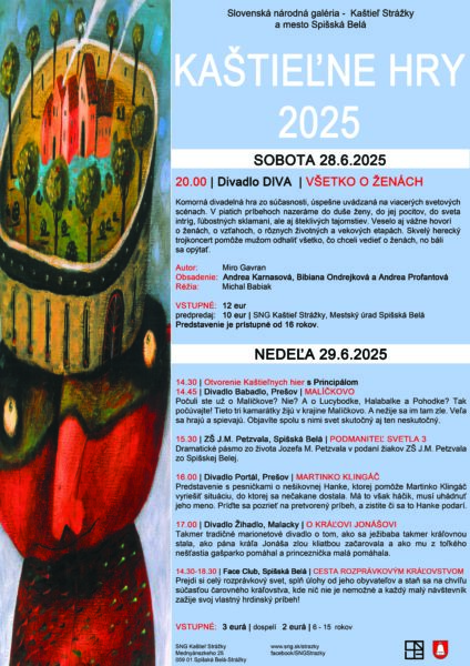 Kaštieľne hry 2025 plagát jpeg
