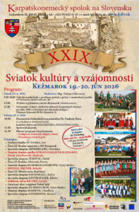 plagát Sviatok kultúry a vzájomnosi