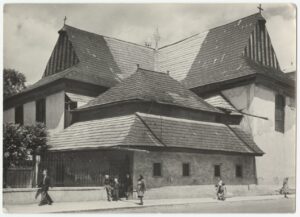 Drevený rrtikulárny kostol v Kežmarku (Múzeum v Kežmarku, 1957)